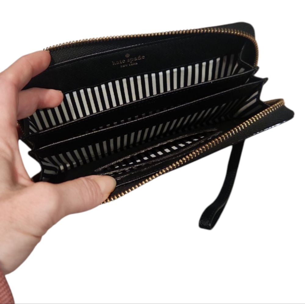 Kate Spade Black Wristlet Wallet - Picture 3 of 3